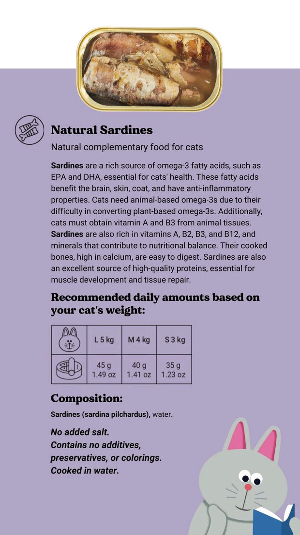 Canumi Cat | Filetti di Sardine al Naturale